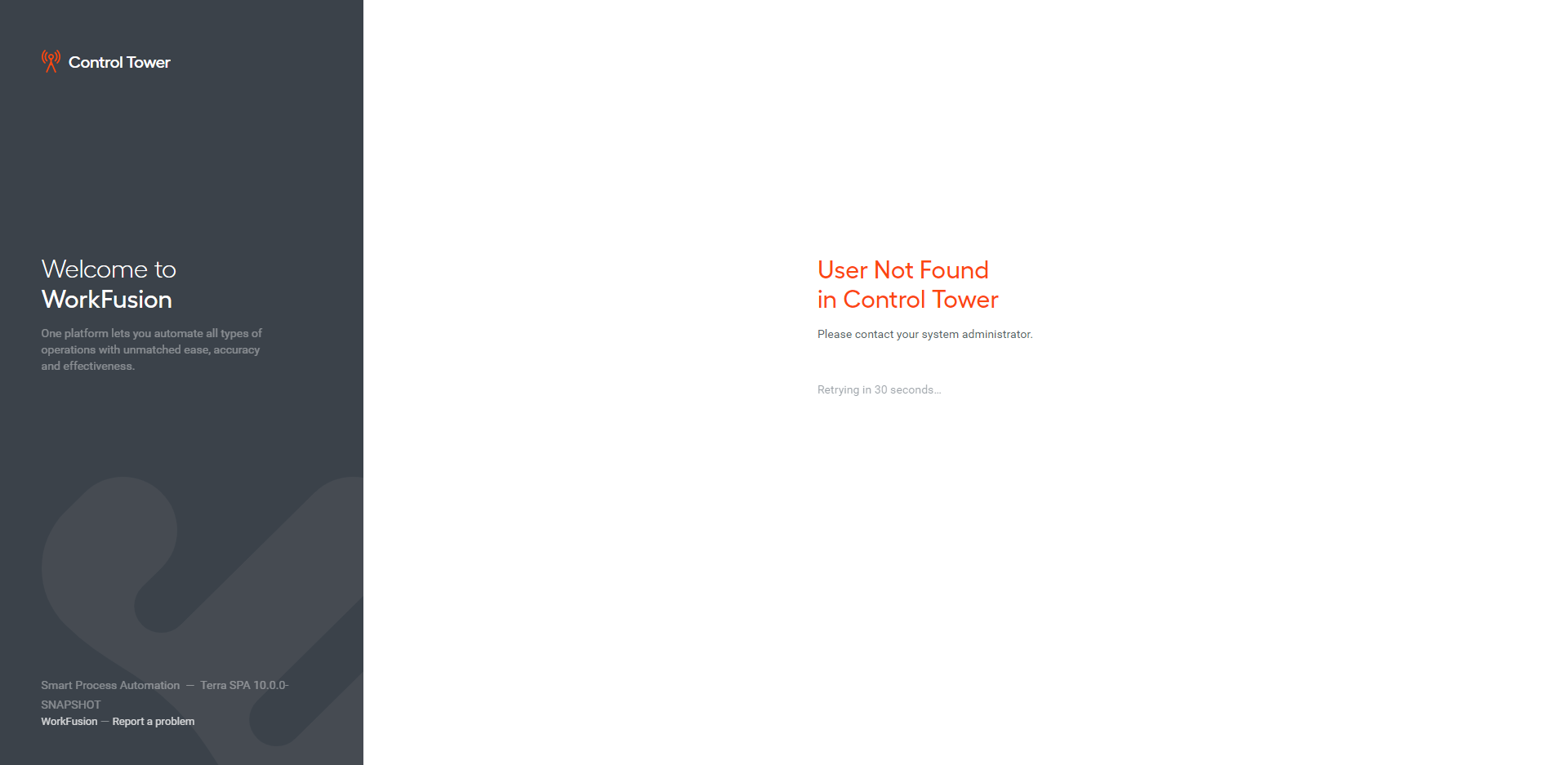 Login fail