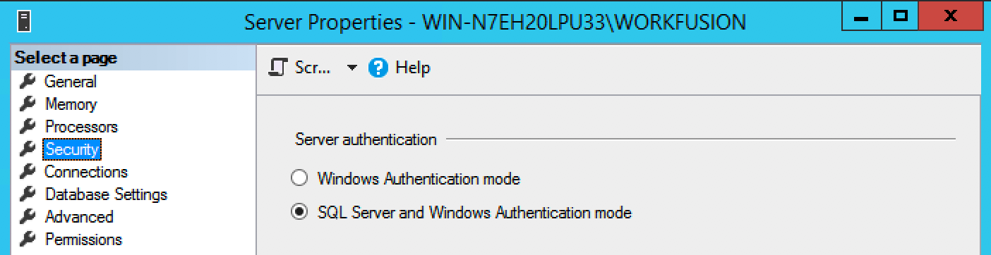 SQL Server and Windows Authentication mode
