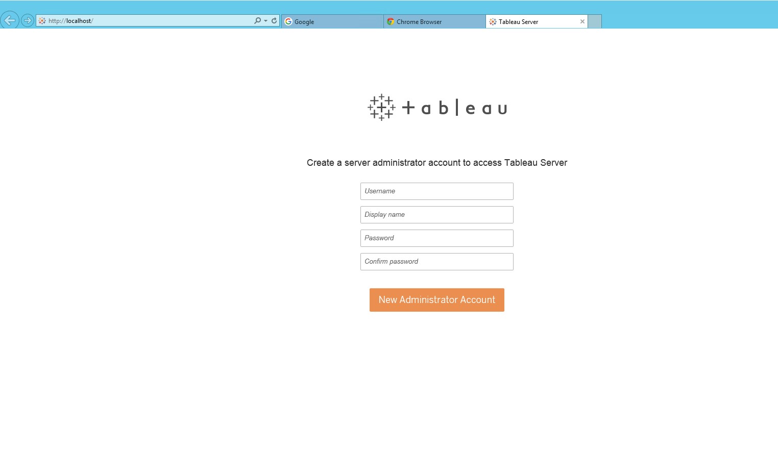 Tableau login