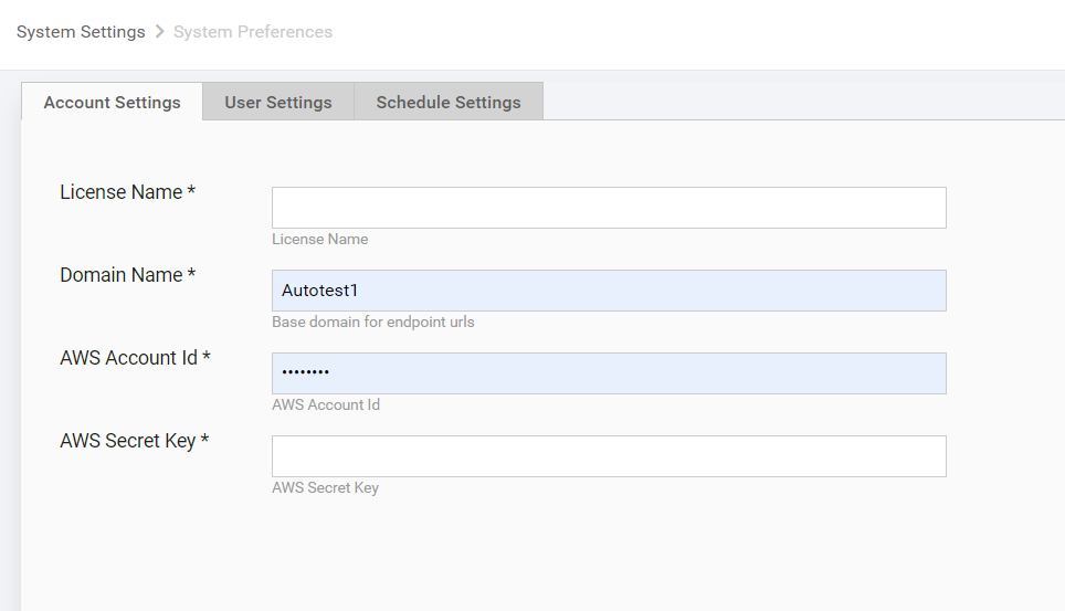 Create License - Step 1