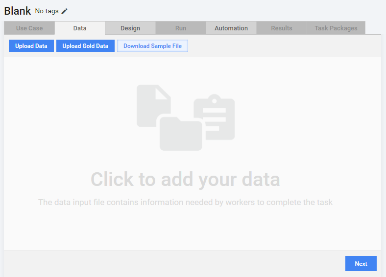 Upload Data Step