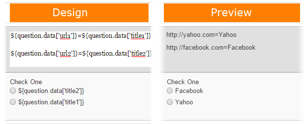 Preview with Dynamic Expressions