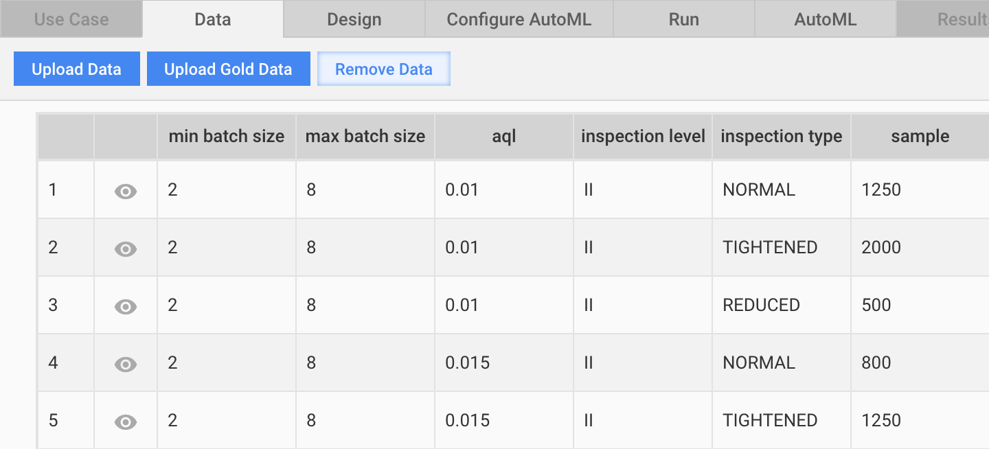 Upload Gold Data