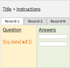 Records as Tabs