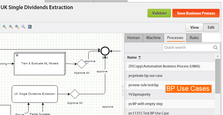 BP Use Cases on BP Designer
