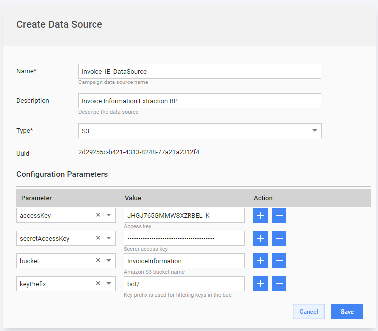 Data Source on S3