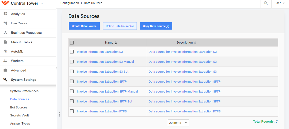 Data Sources