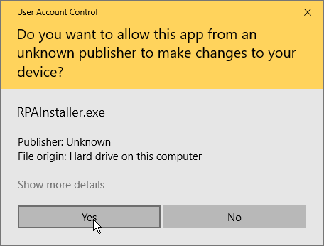 Allow to make changes